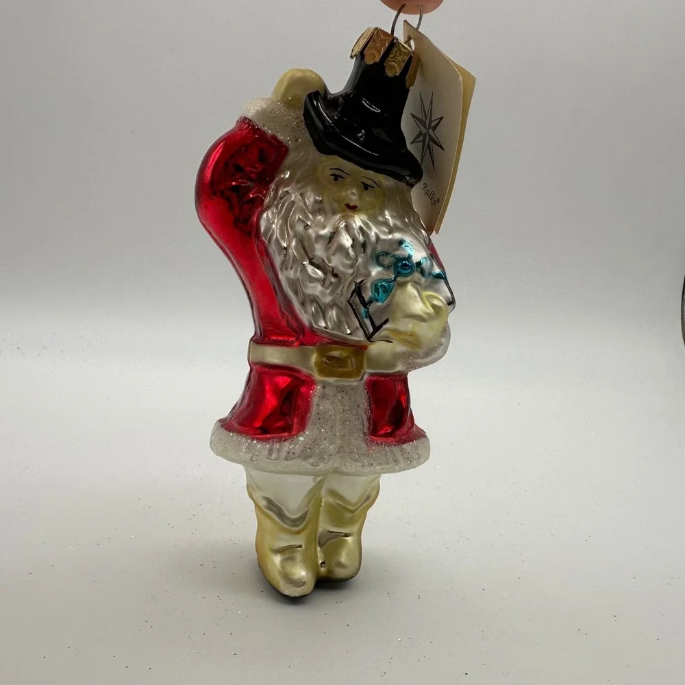 1991 Christopher Radko Cowboy Santa Ornament‎ 91-106-0 6